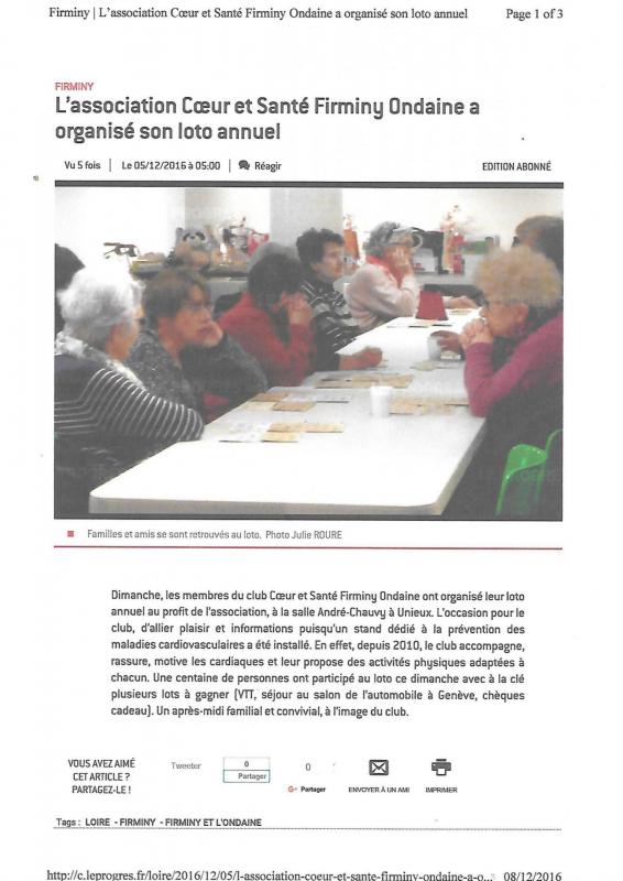 Journal de la tribune 05 12 20161